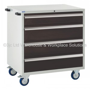 Euroslide Storage Cabinet Mobile 4 Drawers